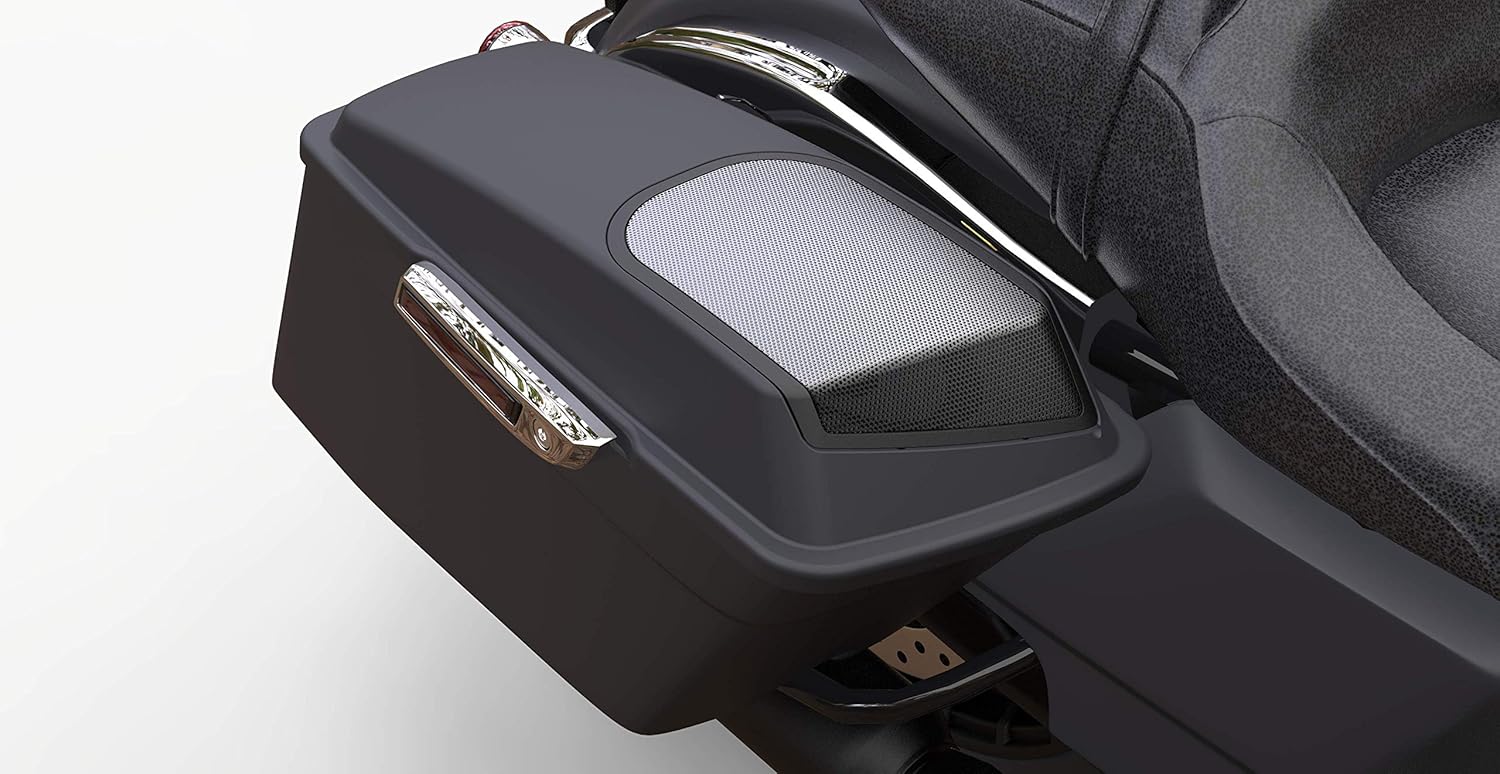 Hogtunes 692 XL LID-AA Replacement Saddlebag Lids with 400 Watt XL Series 6"x9" Speakers (2 Pack), Fits 1998-2013 Harley-Davidson Motorcycles