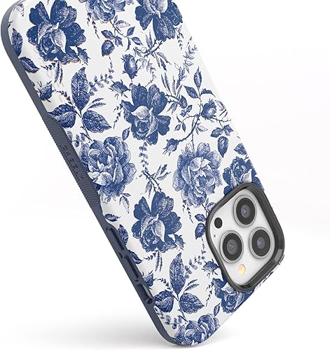 Vista 135 de Casely iPhone 13 Pro Case Compatible with MagSafe Blue Marble Case
