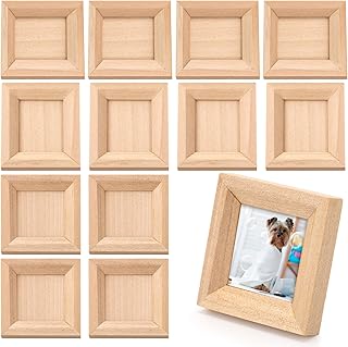 12 Pcs Dollhouse Picture Frames 1:12 Scale Miniature Picture Frames for ...