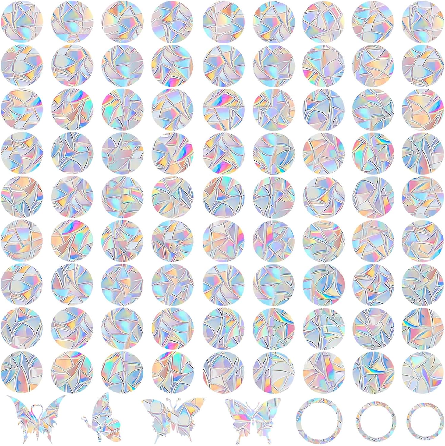 88 Pieces Window Decals for Bird Strikes AntiCollision