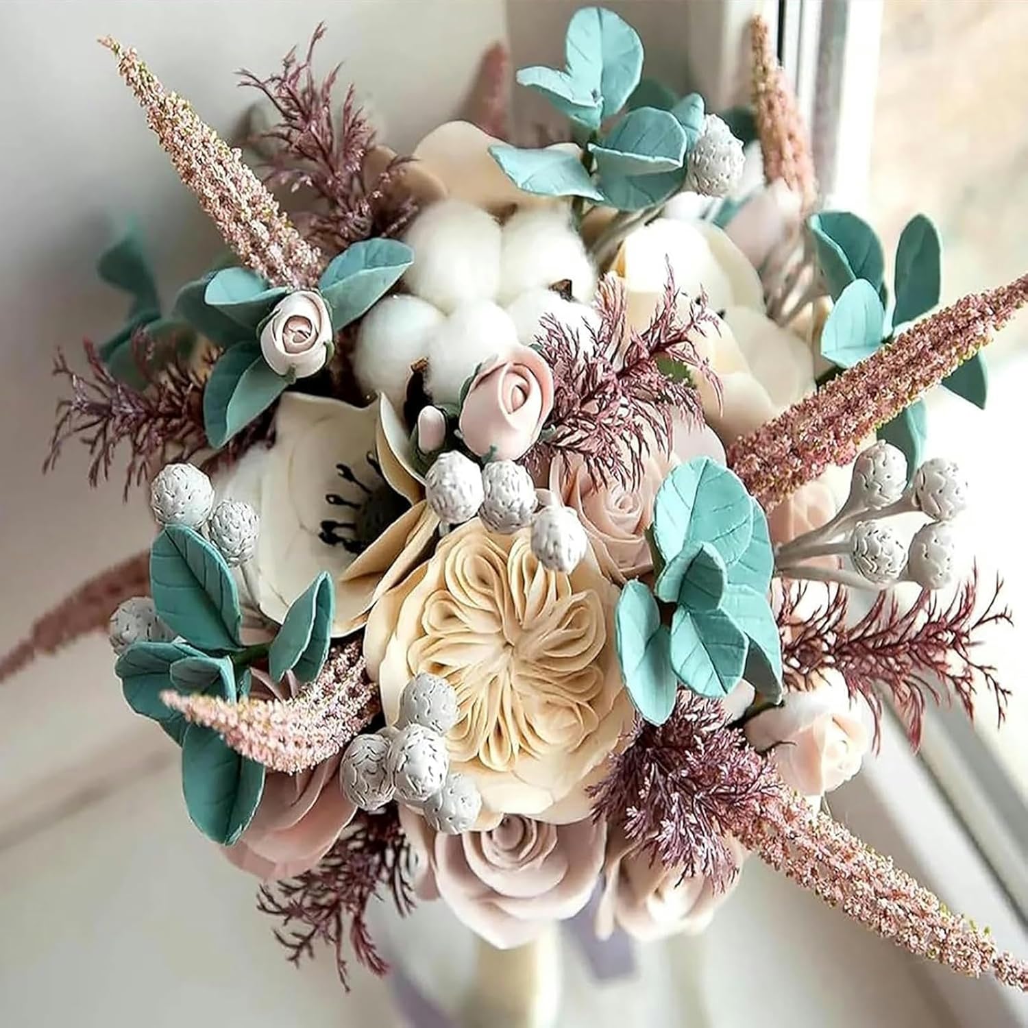 16 Heads Electric Fabric Flower Maker Ironing Machine, Adjustable Temperature Fake Flower Making Tools, DIY Floral Leaf Ironing Tool, Artificial Flower