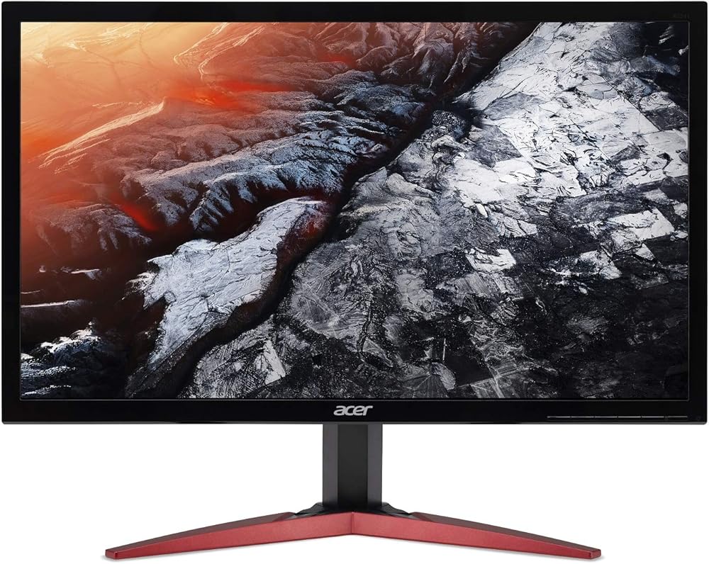 Acer KG241Q Pbiip 23.6" Full HD (1920 x 1080) TN 144Hz 1ms Monitor with AMD FREESYNC Technology (Display Port & 2 x HDMI) - View 1