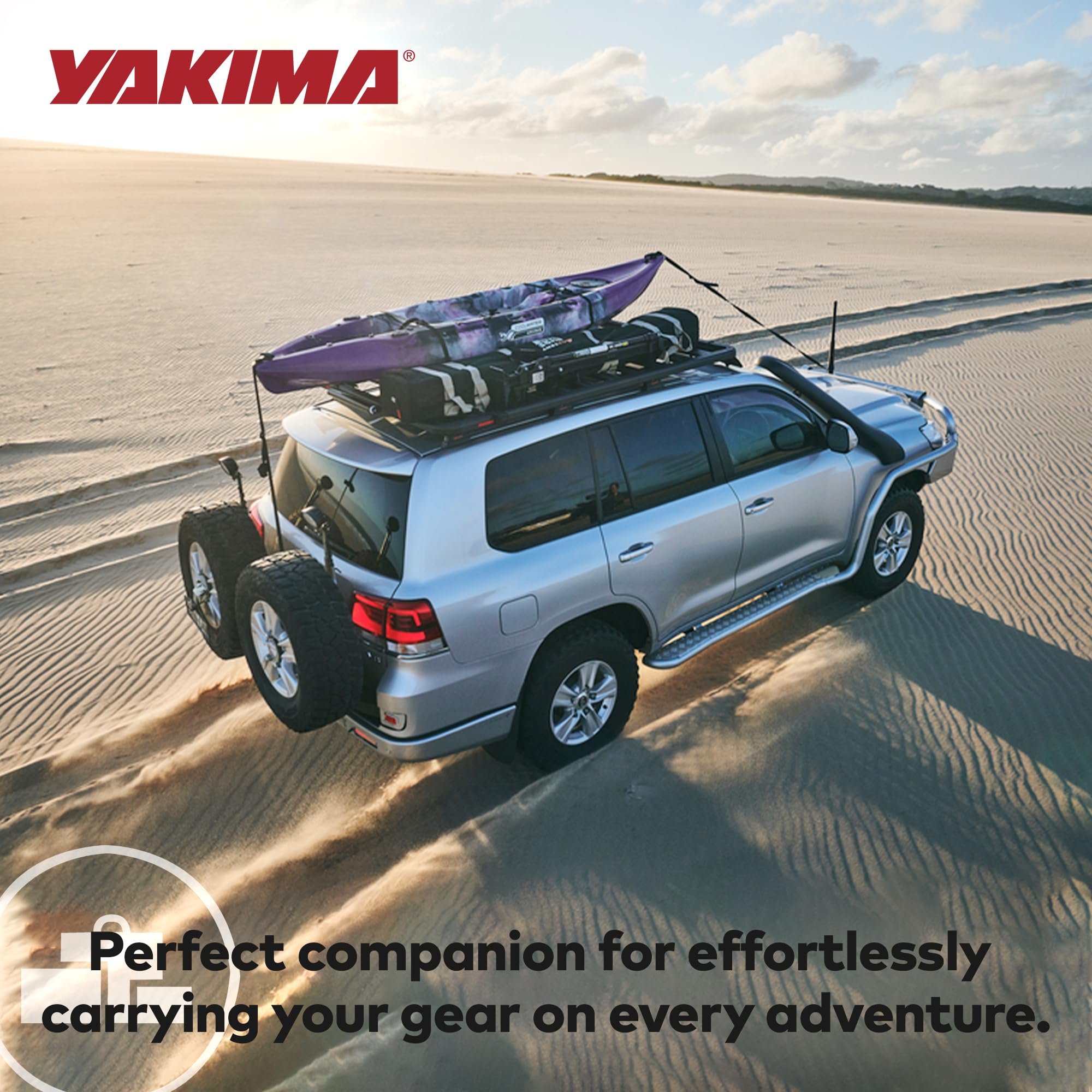 Amazon.co.jp: Yakima 55 x 49インチ アルミニウム ルーフマウント 