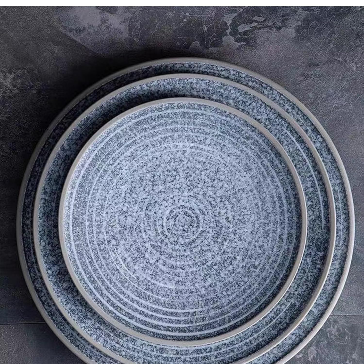 Talerze obiadowe francuski talerz na stek restauracja kreatywny talerz ceramiczny domowy zachodnia zastawa stołowa talerz do naczyń matowy stek talerz do makaronu talerze sałatkowe (29 cm)