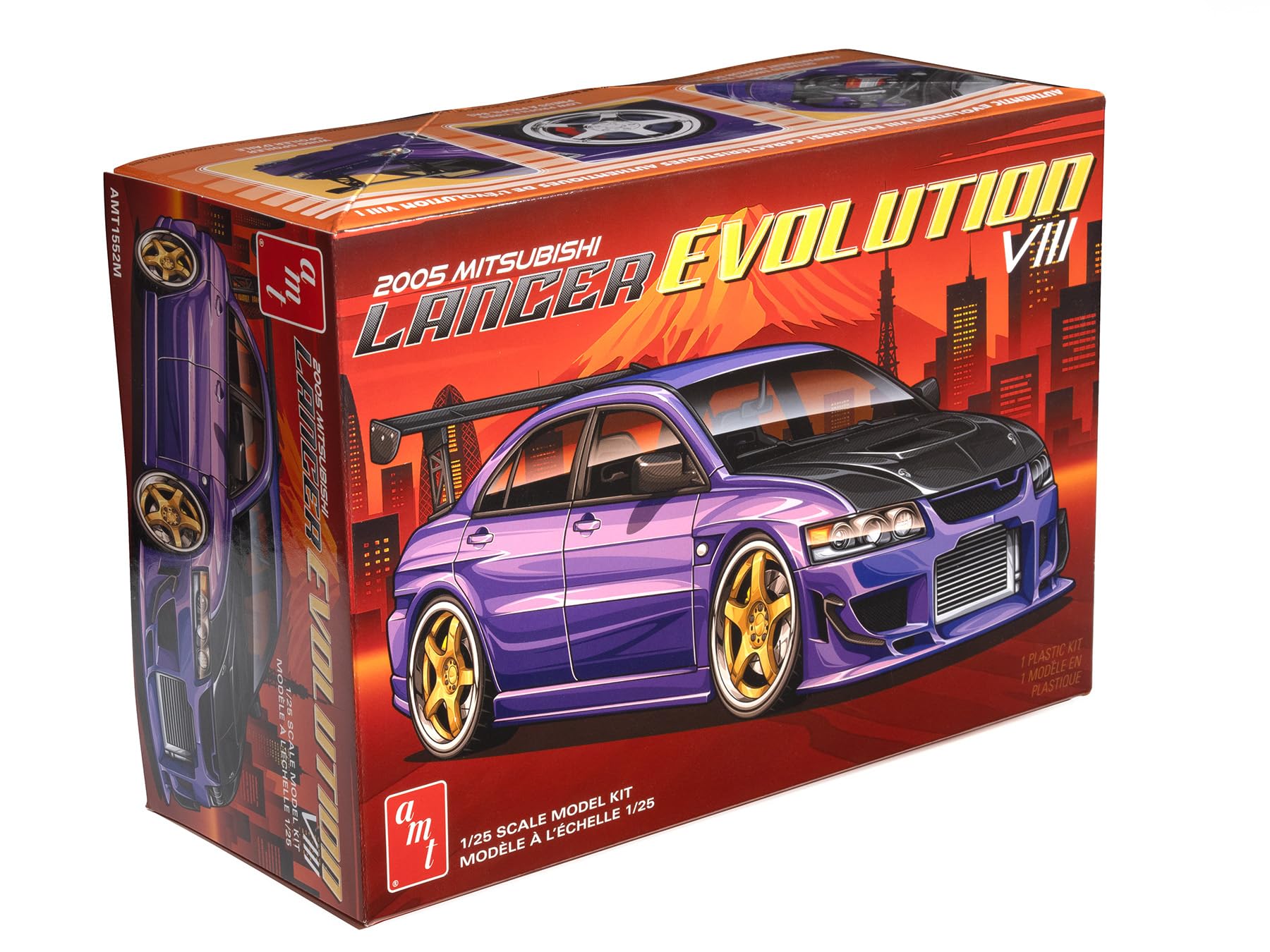 AMT 1995 Mitusbishi Lancer Evo 1:25 Scale Model Kit