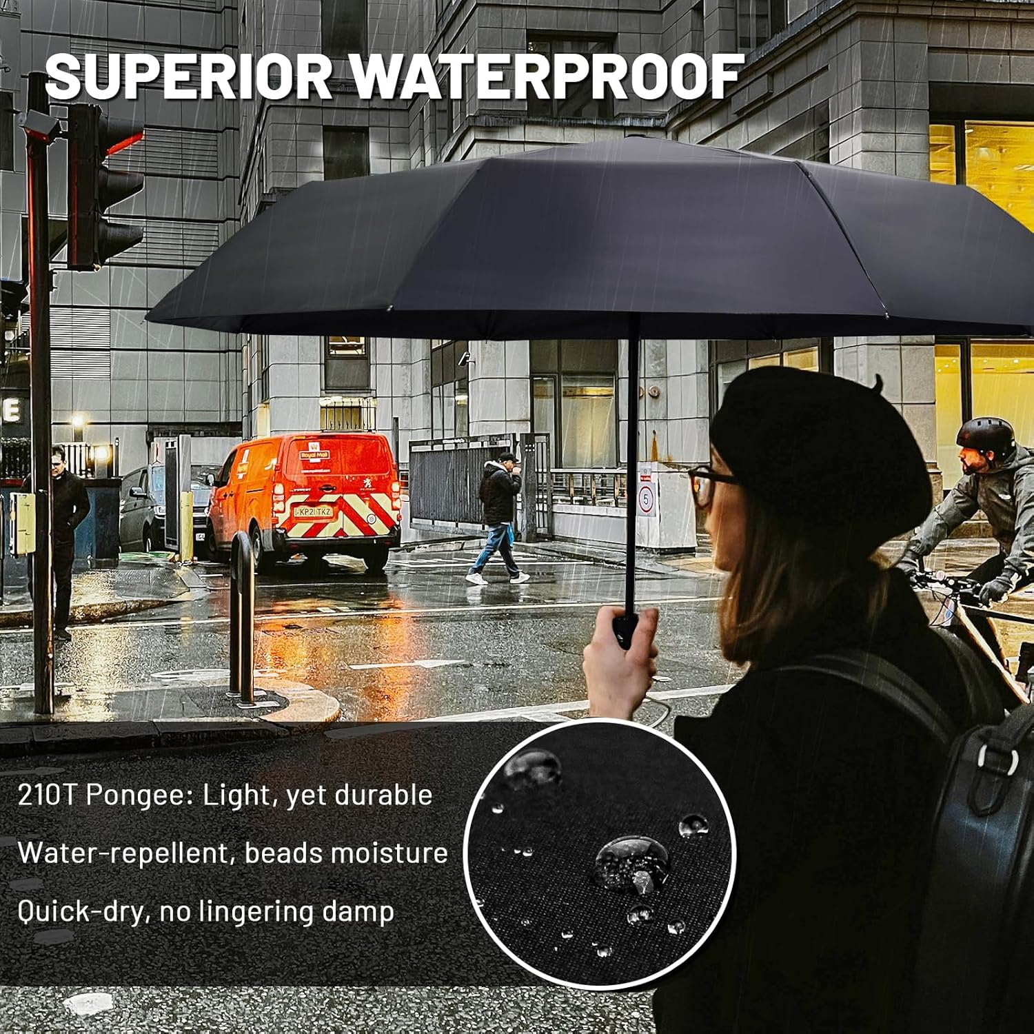 SY COMPACT Travel Umbrella Windproof Automatic Umbrellas Small Compact UV Sun Protection Factory Outlet Umbrella - Image 5