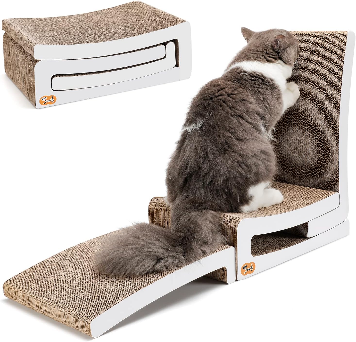 PETTOM Cat Scratching Board 3 Pack, MultiPurpose Cat Scratcher