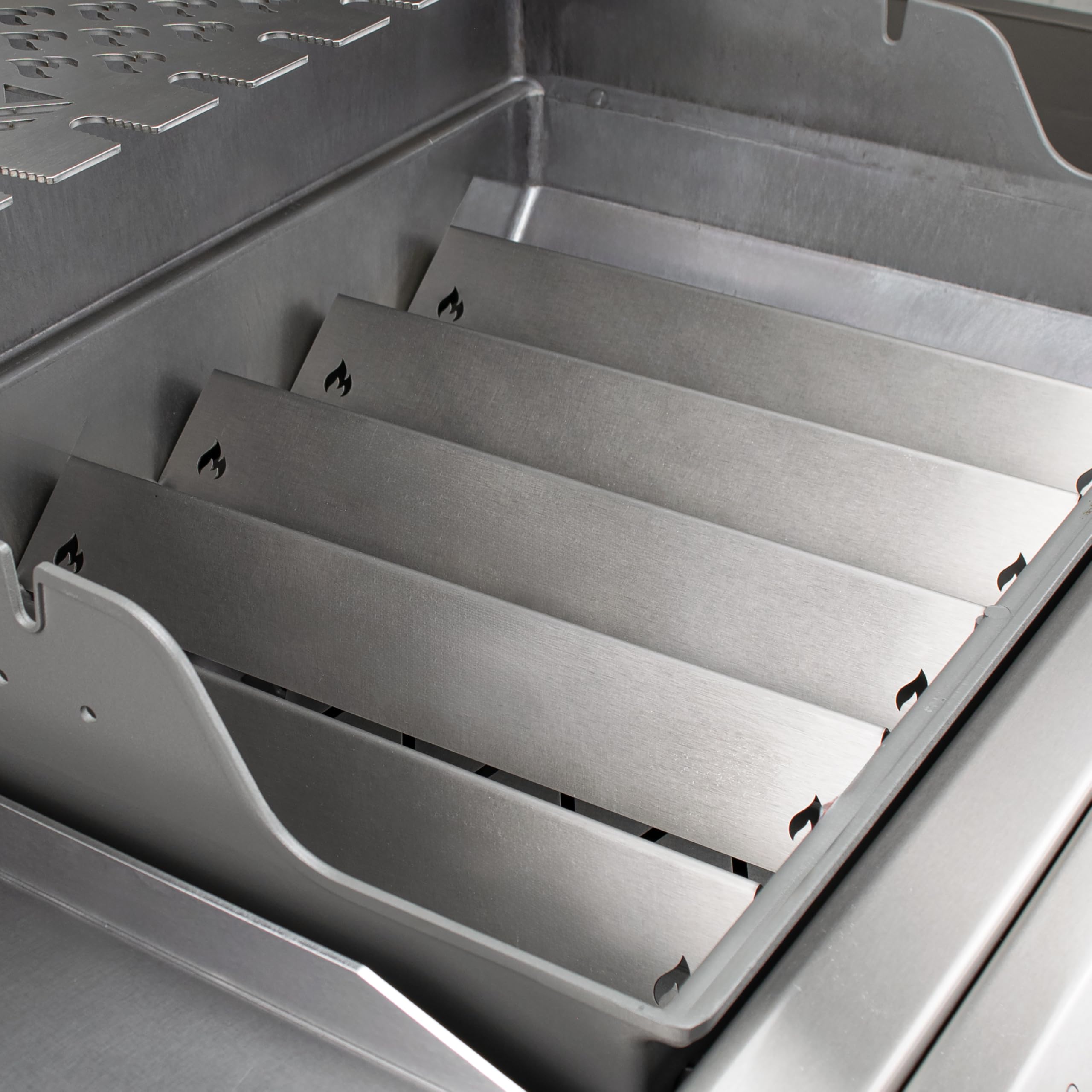 Grillrost.com Das Original Edelstahl Aromaschiene für Weber Genesis II 200er und 300er Baureihen (1 St. - benötigte Anzahl bestellen)
