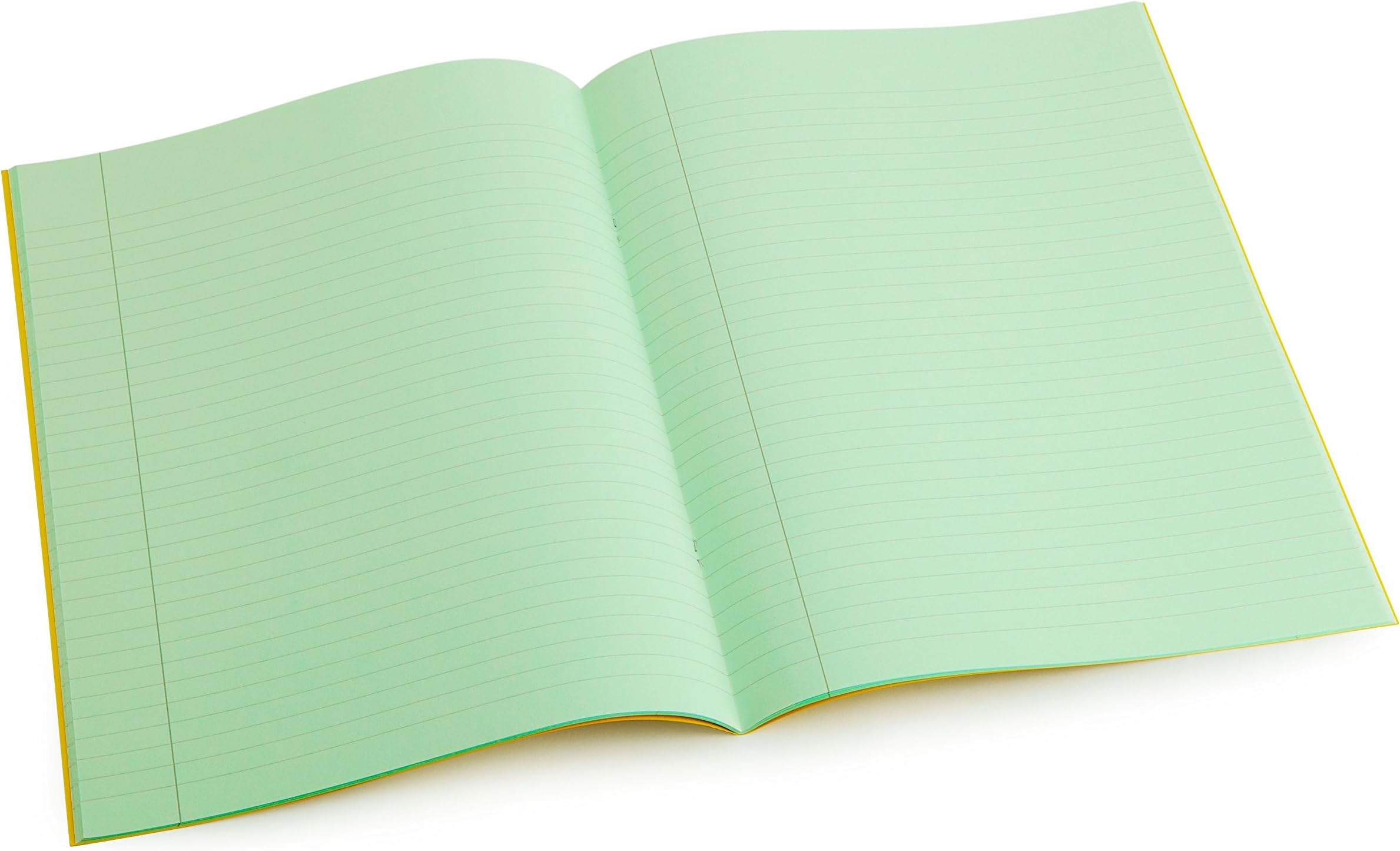 Green A4 Lined Paper Exercise Books 48Pages 10mm Note Books A4 Lined for Visual Stress Aid
