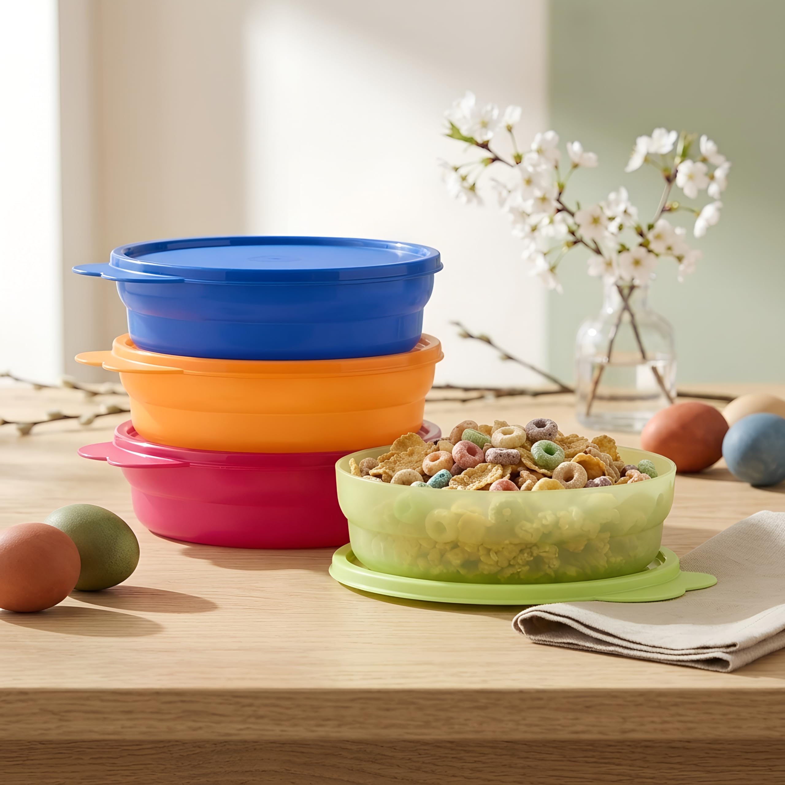 Tupperware Impressions Microwave Cereal Bowls by Tupperware