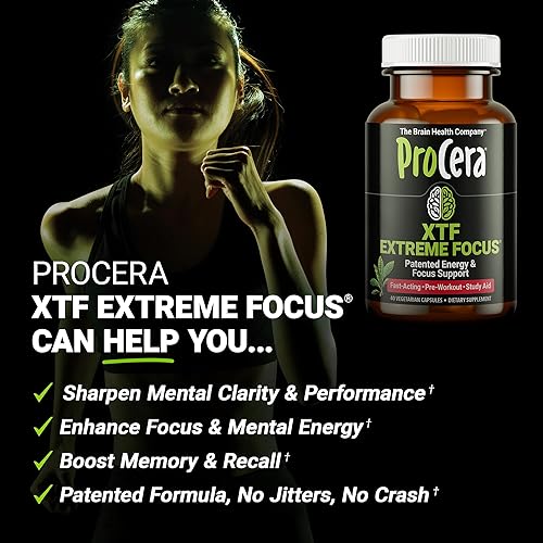 Miniatura 5 de Procera XTF - Ayuda de estudio perfecta - Resultados inmediatos - Mejora de la concentración y retención de memoria - Aumento de oxígeno y flujo