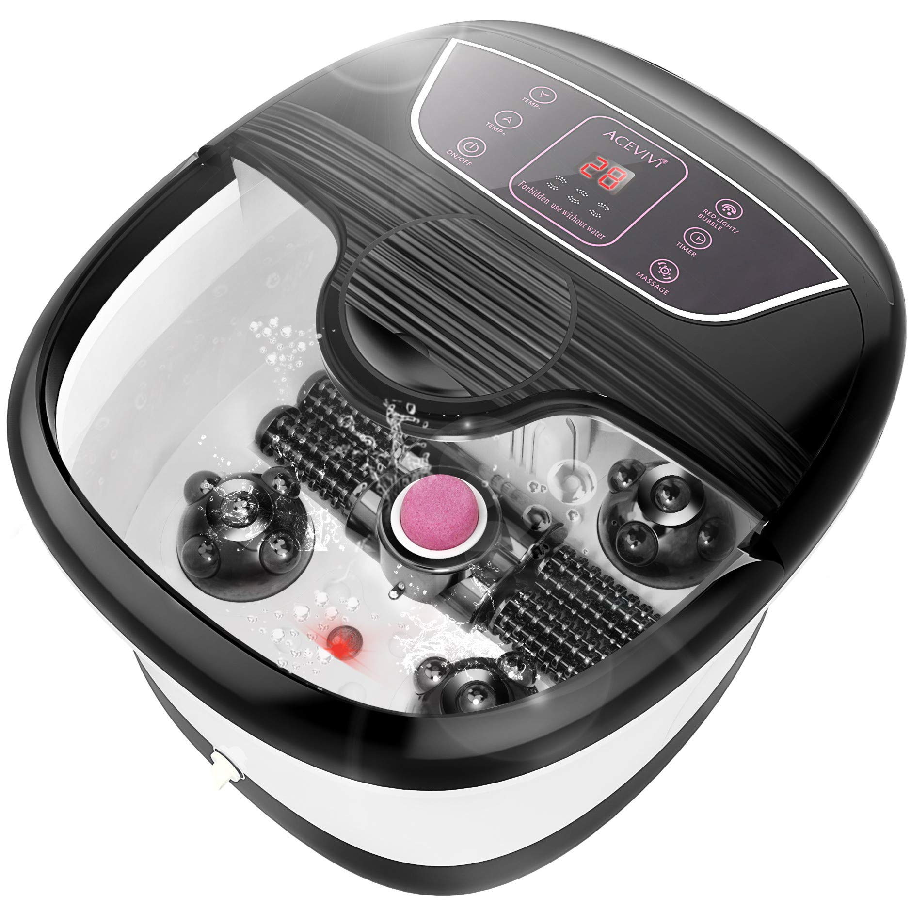 Buy ACEVIVI Foot Bath with Heat and Massage and Bubbles, Foot Spa