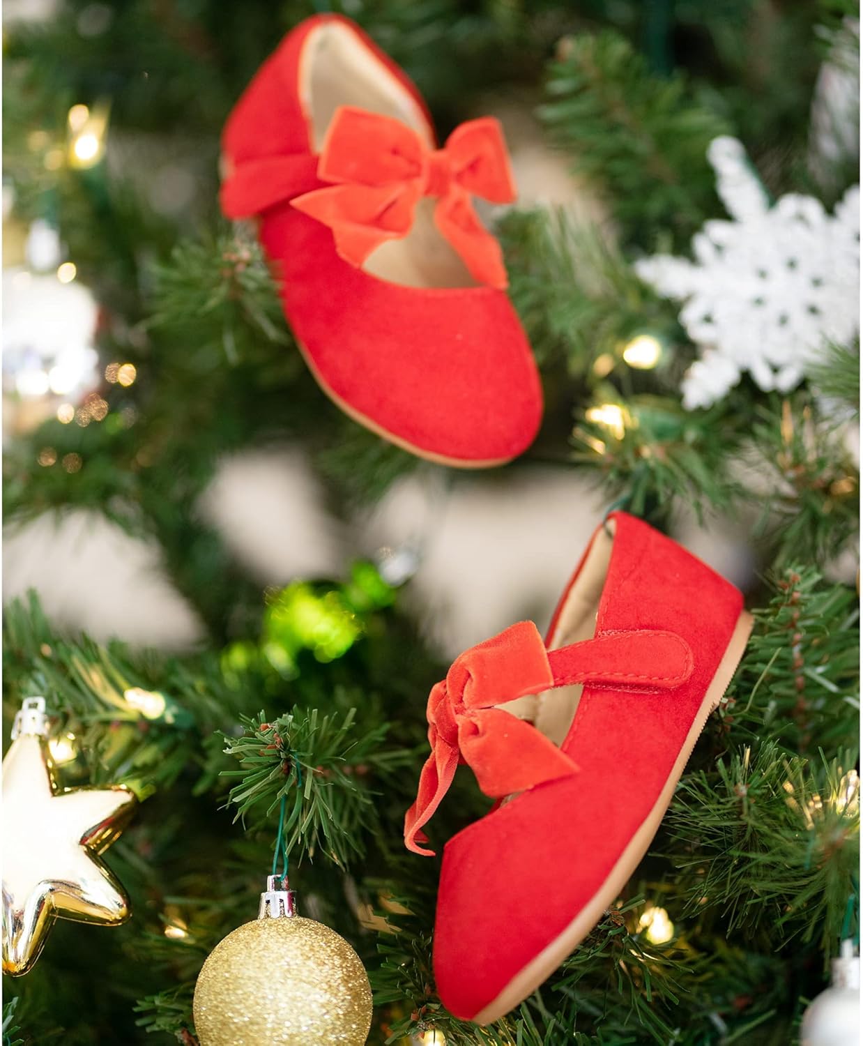 Kiderence Little Toddler Girls Dress Shoes Ballerina Ballet Flats Kids Mary Janes - Image 6