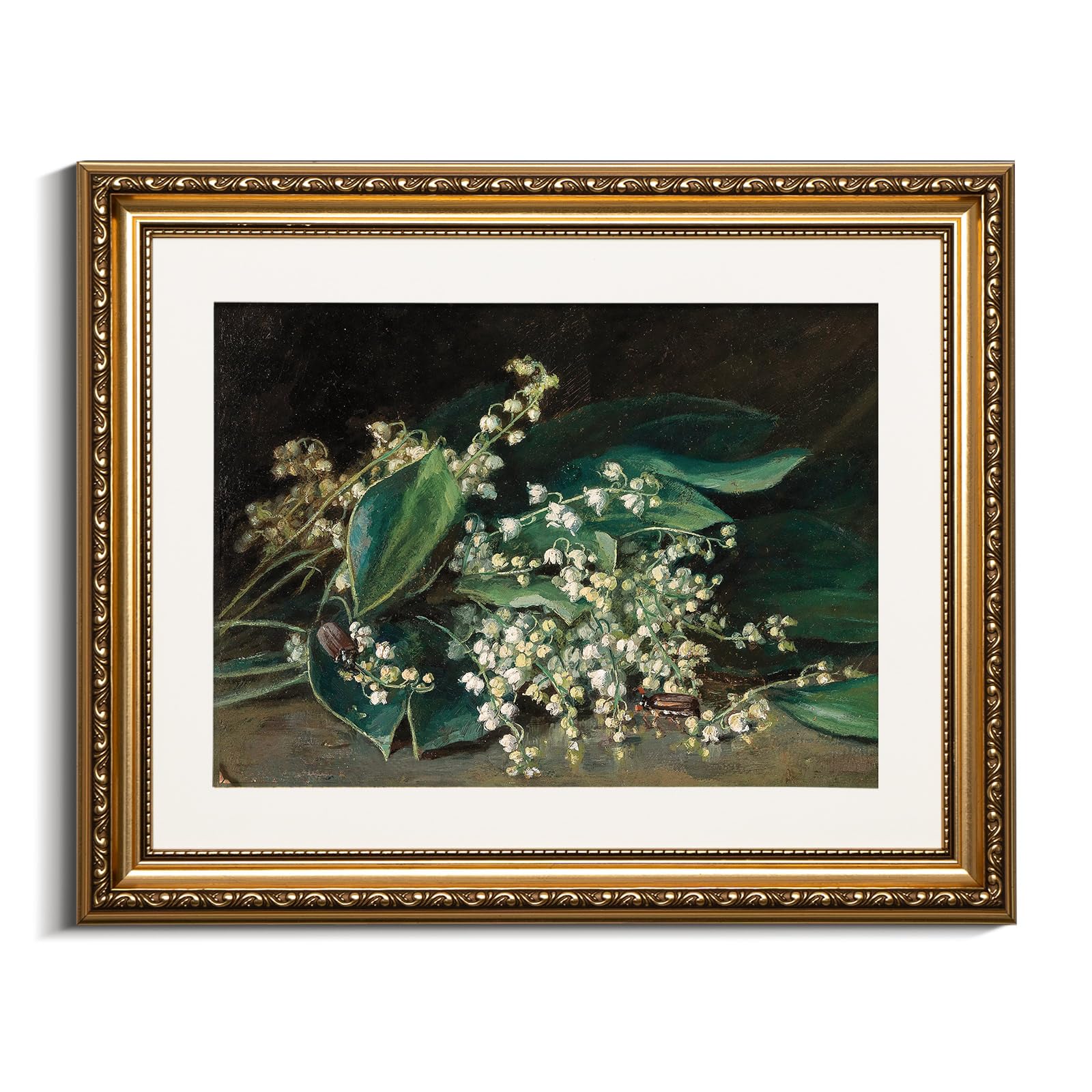 VIYYIEA Gold Framed Wall Art Canvas Print Home Decor Vintage Swan Decoration Grace Swan Art Painting Pictures Rustic Bathroom Wall Decor Animal Farmhouse Artwork for Living Room Bedroom Office 11x14in — view 74