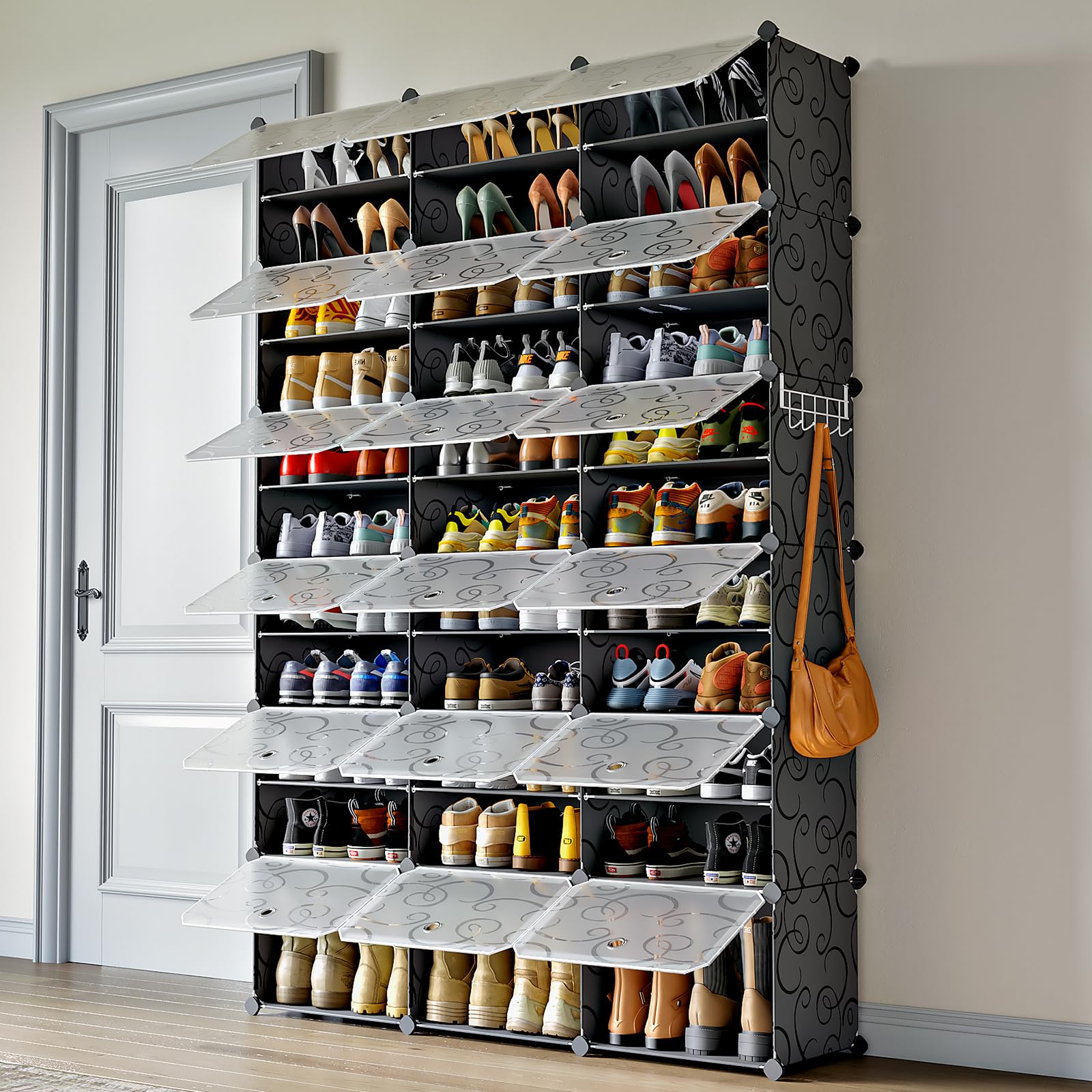 Amazon.com: MAGINELS 96-Pairs Shoe Storage Organizer Cabinet