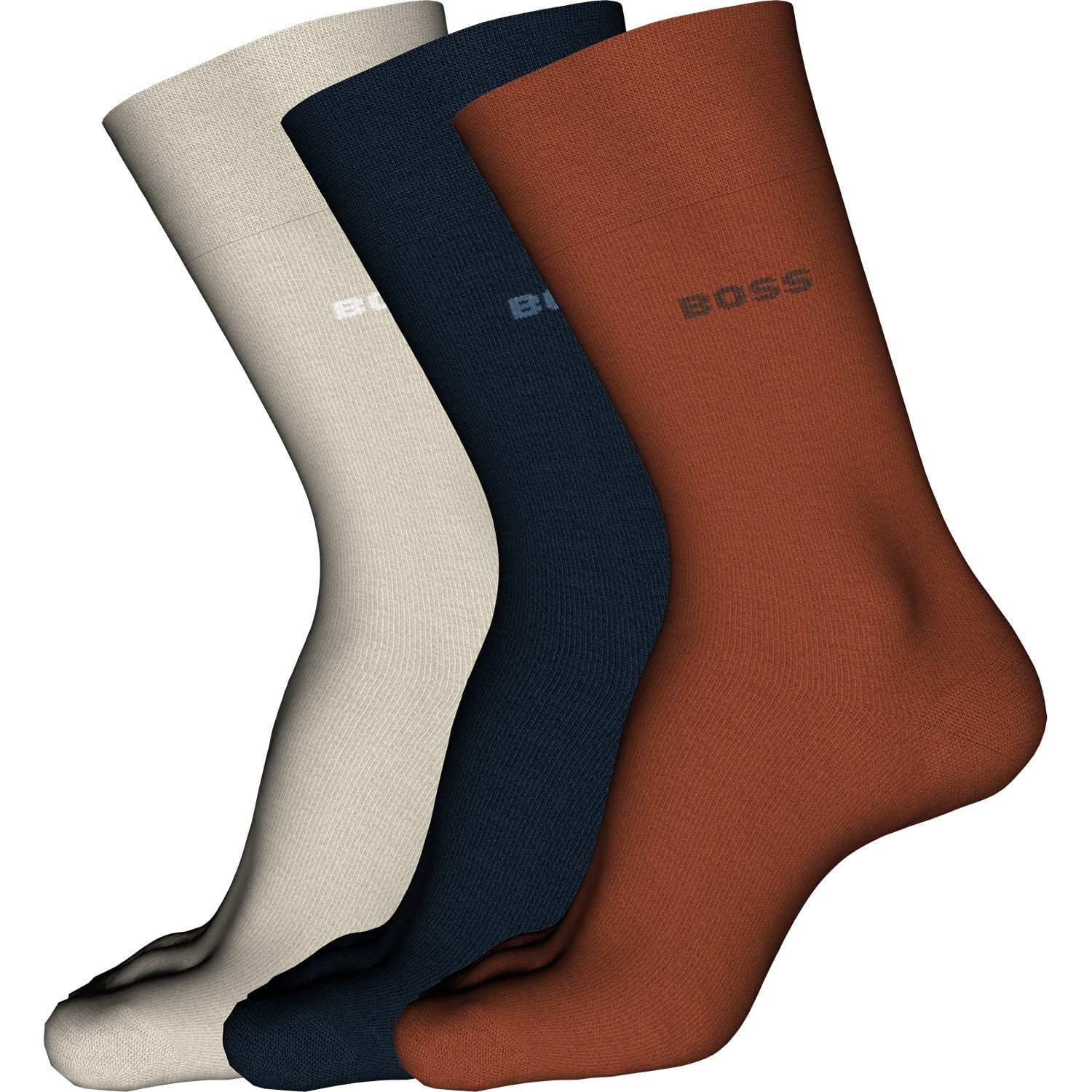 BOSS Herren 3p Rs Uni CC 10241905 01 Regular_Socks