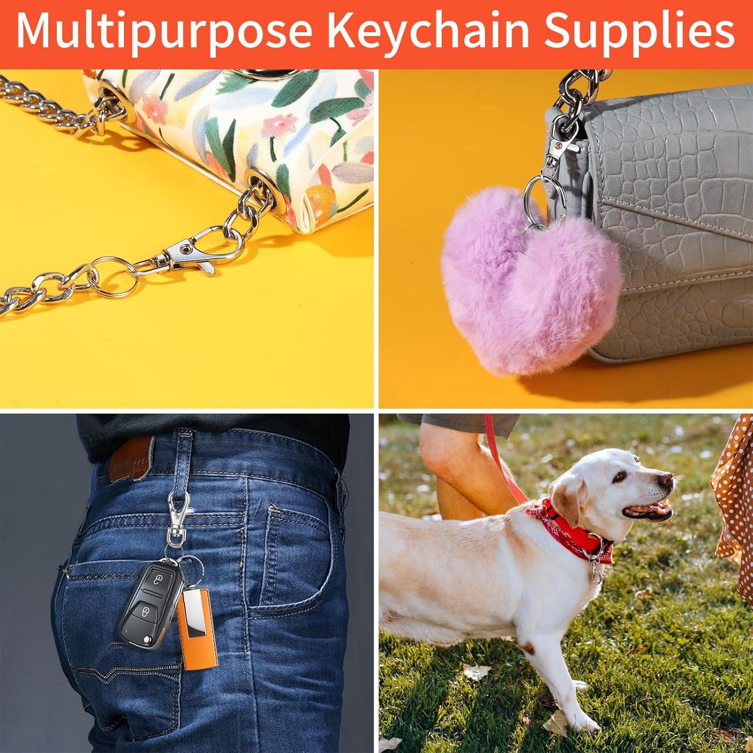 Swivel Snap Hooks and Key Rings, Keychain Clips and Key Chain Rings