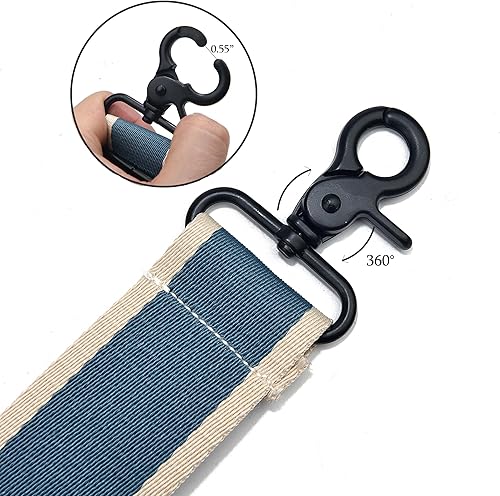 Miniatura 3 de Correa ancha para bolso, correa ajustable para bolsa cruzada, correas de hombro plateadas