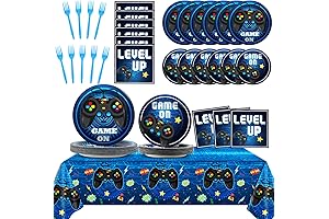 gisgfim Video Game Party Plates