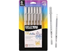 SAKURA Gelly Roll Metallic Gel Pens: Unleash the Shimmering Silver Touch