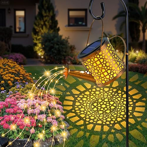 Solar Watering Can Lights Waterproof, Solar Lights Outdoor Decorative Garden