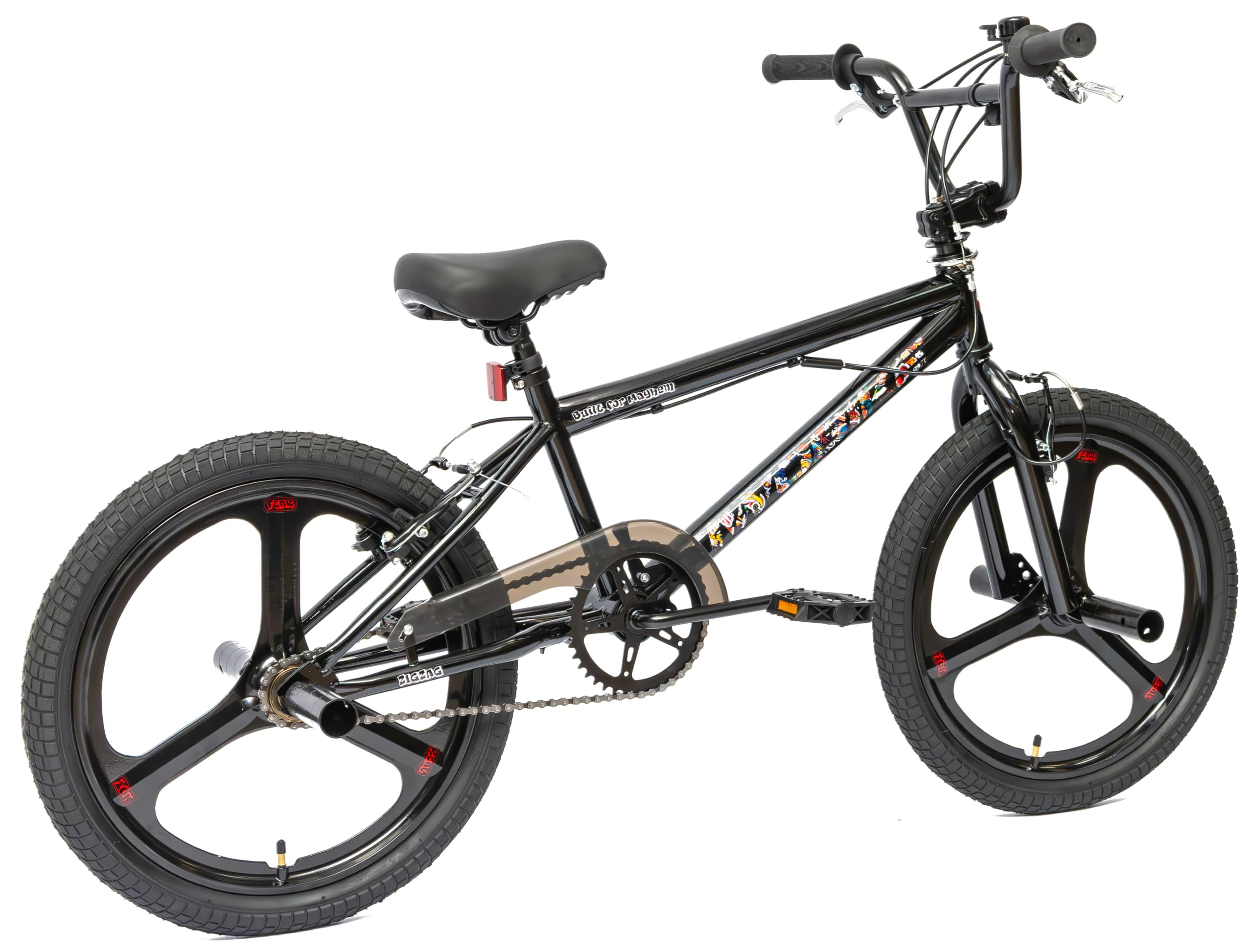 BMX Rad, 20 Zoll, 360 Grad Rotor, Pegs, Freestyle | 20 Zoll BMX Fahrrad Jungen Mädchen Erwachsene 360 Grad Rotor Pegs Freestyle Bike mit Klingel
