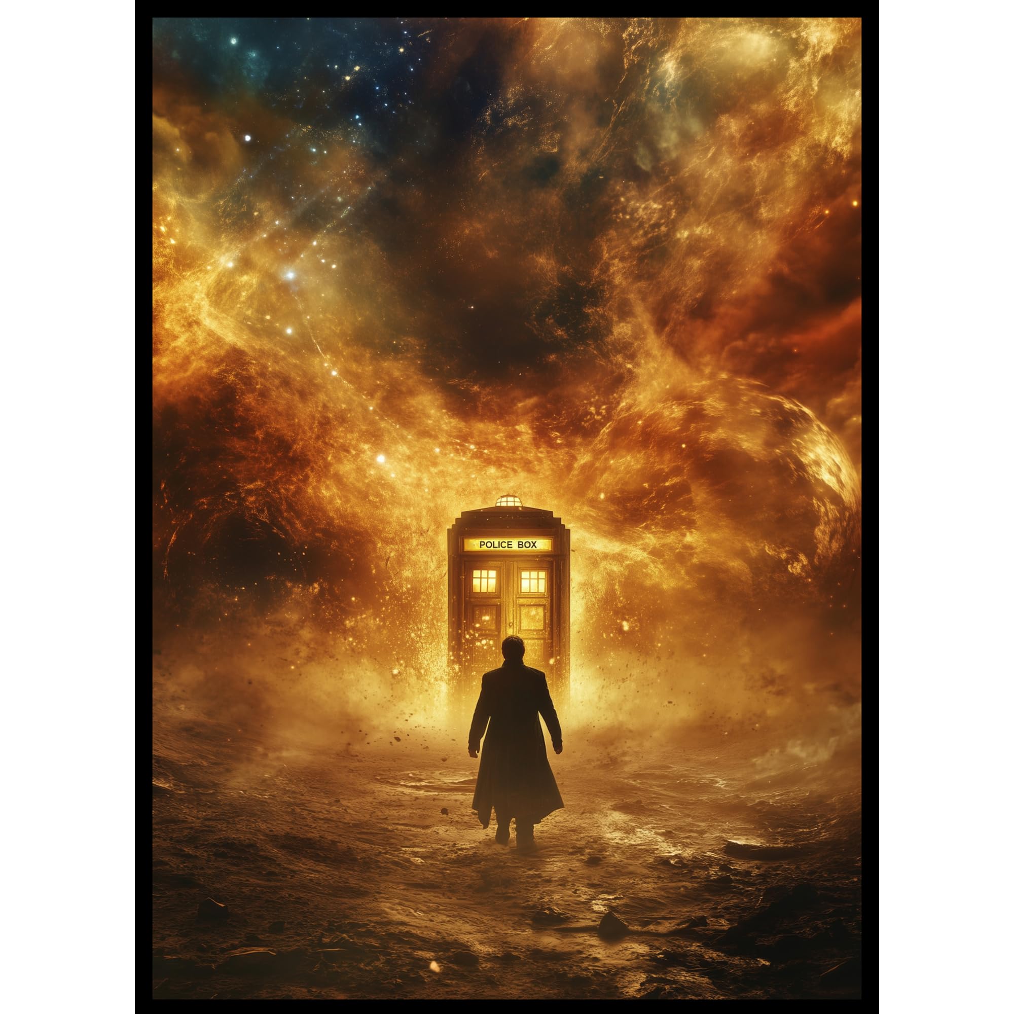 (The Time Lord V2) - 100ct Matte TCG/MTG Card Art Sleeves by Ai Armor
