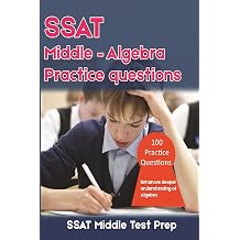 SSAT Middle - Algebra Practice questions
