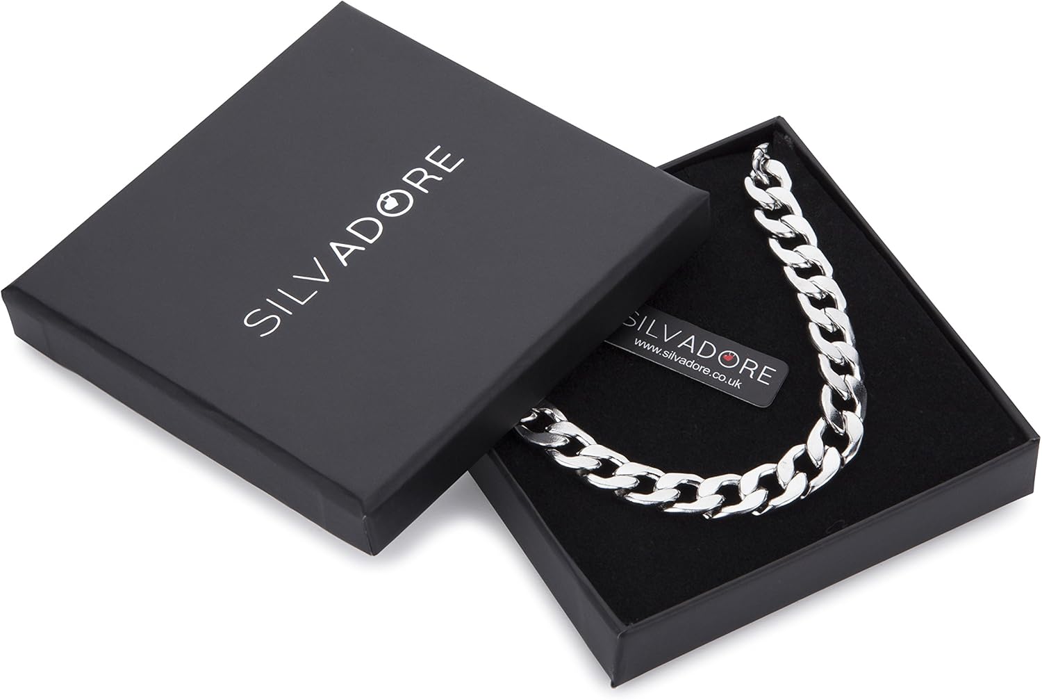Buy Silvadore 9mm CURB Mens Necklace 