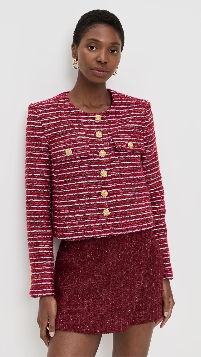 endless rose Women's Tweed Jacket - Image 2