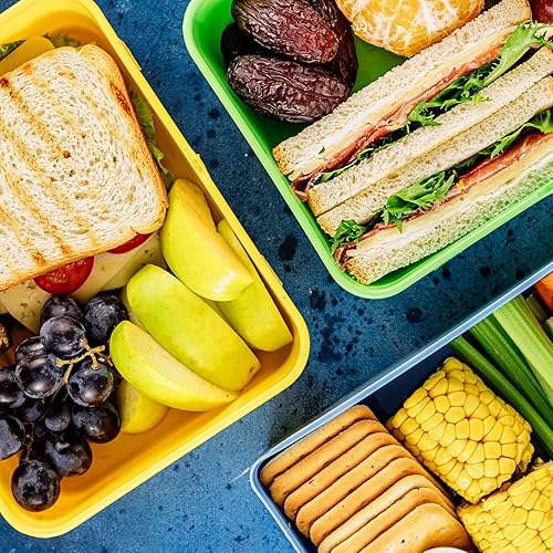 Miniatura 8 de PATIKIL Bolsa de almuerzo aislada, bolsa de almuerzo impermeable con correa para el hombro, lonchera portátil para oficina, trabajo, picnic al aire