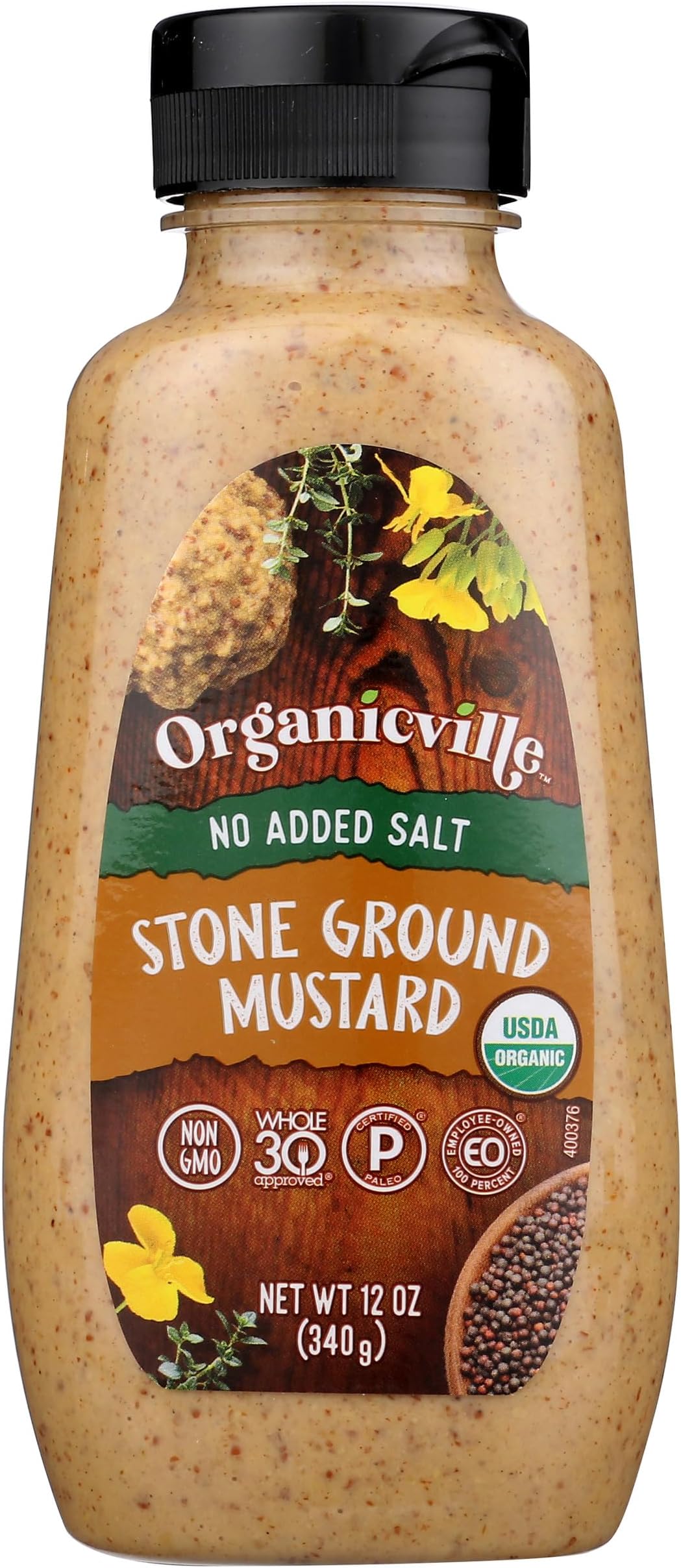 Organic Salt Free Mustard, 12 OZ