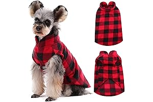 Kuoser Dog Flannel Jacket: A Soft and Warm Winter Staple for Your Furry Friend