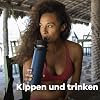 HYDRO FLASK - Wide Mouth Water Bottle 946 ml (32 oz) with Straw Lid - Vacuum Insulated Reusable Stainless Steel Bottle - Leak-proof Lid - Trillium Pink