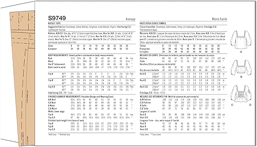 Miniatura 2 de Simplicity Misses TopChaleco Patrón De Costura, Multicolor 2 Piezas