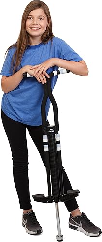 Miniatura 12 de New Bounce Pogo Stick para niños – Pogo Sticks para edades de 9 años en adelante, 80 a 160 libras – Edición Pro Sport, calidad, fácil agarre, Negro