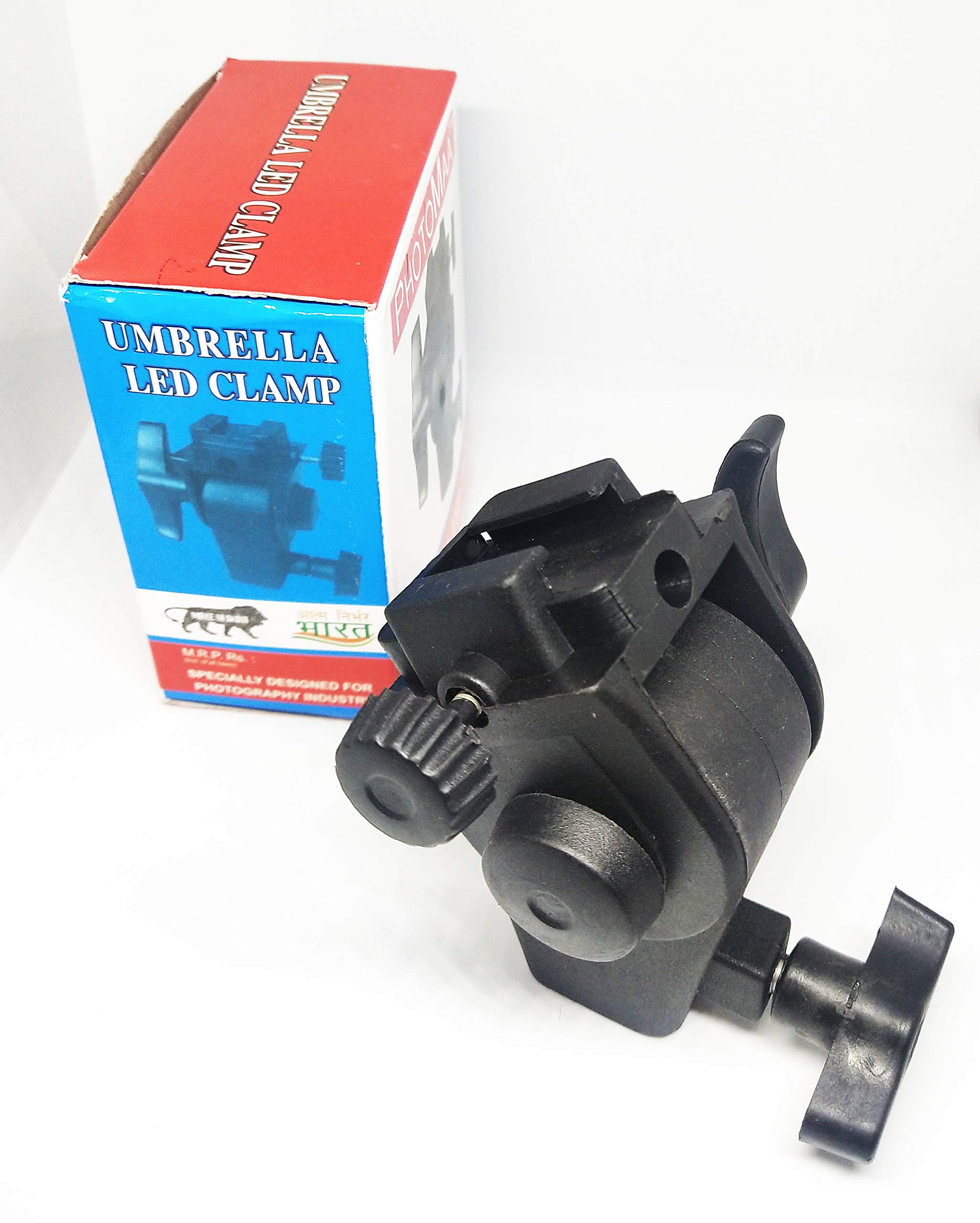 FND Umbrella Clamp - Bracket Flash Light Stand Holder Flash Bracket Holder Adapter Tilt Swivel with Umbrella Sungun Adapter Umbrella Holder Stand Cold Shoe Tilt Swivel U-picture-19
