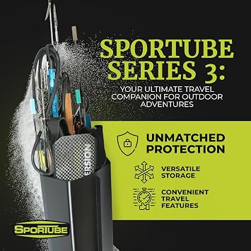 Sportube Series 3 Ski and Snowboard Case Protective Travel Case for up to 3 Pairs of Alpine Skis and Gear, or 2 Sets of Snowboards and Gear