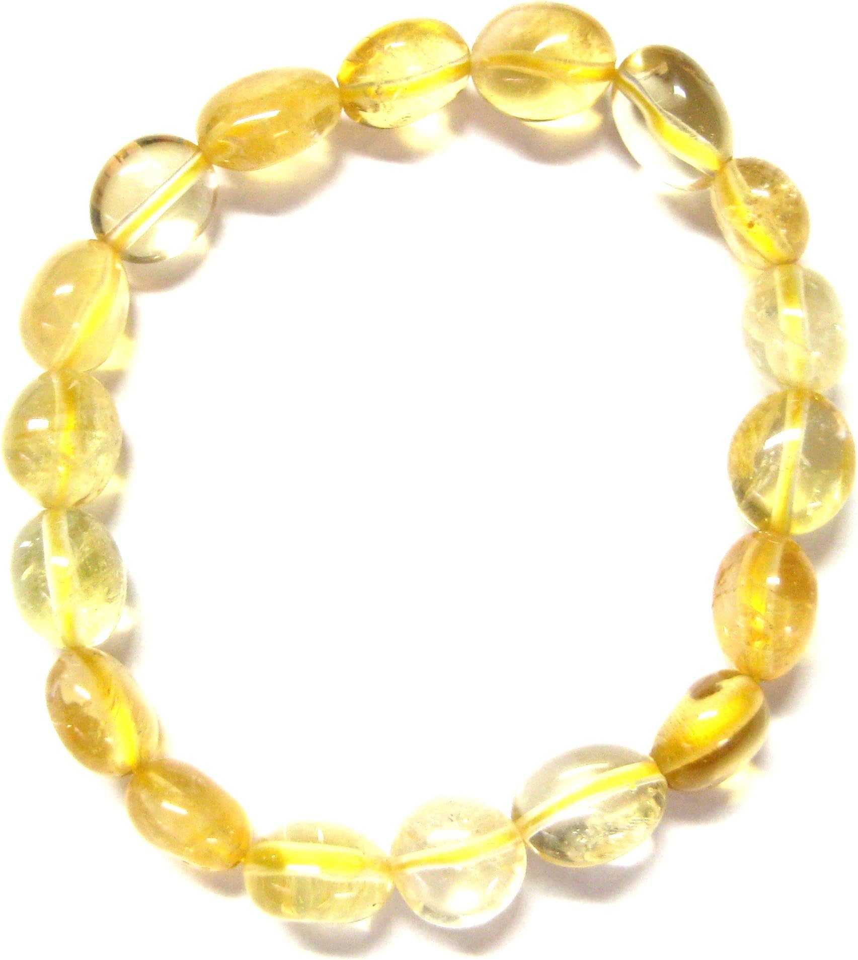 Marco Schreier Kid Unisex Yellow Beaded Citrine (fired) Small 10-12 mm Bracelet