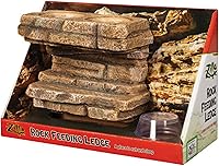 Vista 12 de Zilla cueva de roca de decoración vertical 8.75 x 5.875 x 7.25 pulgadas, gris