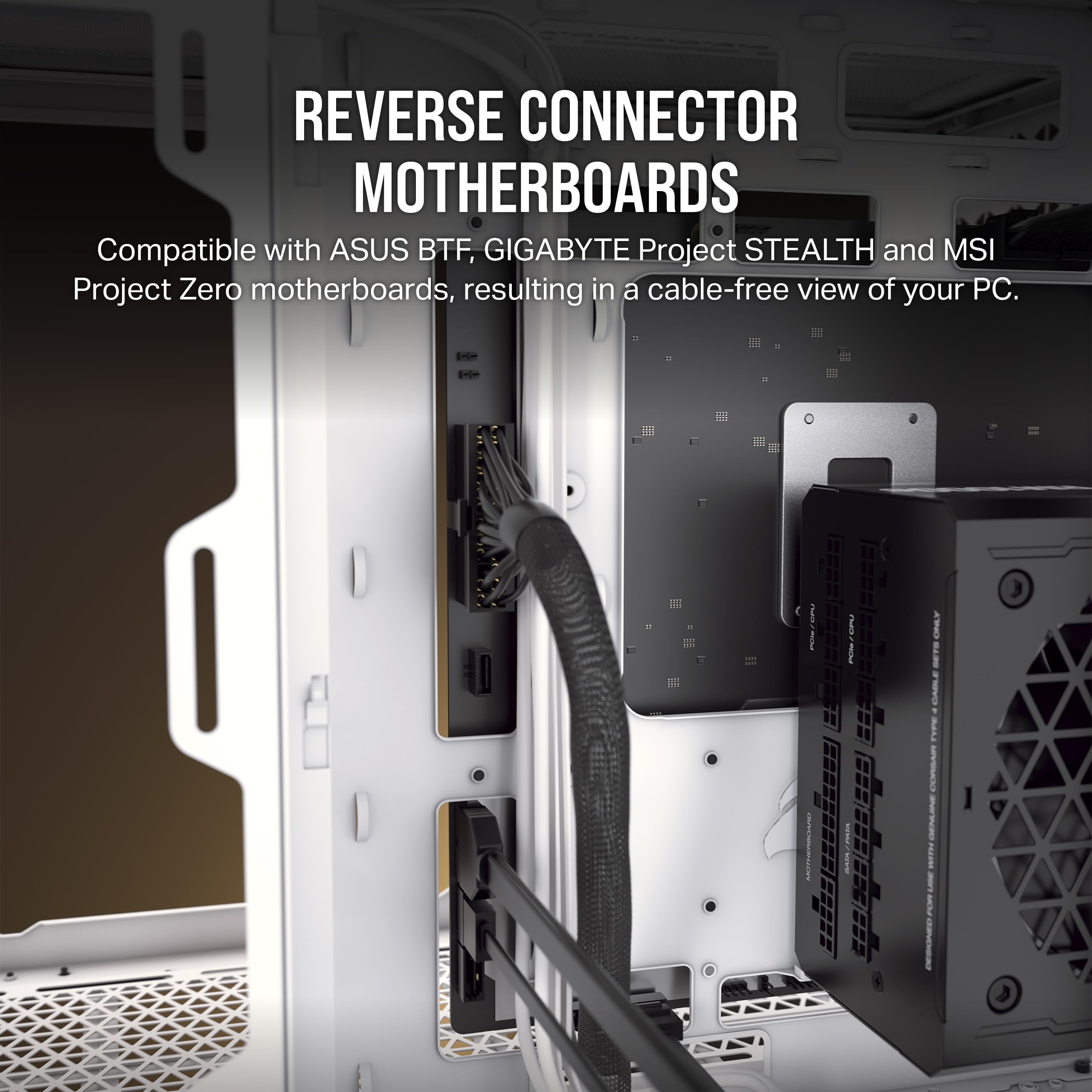 CORSAIR iCUE Link 2500X RGB vidro temperado mATX Mid-Tower Dual