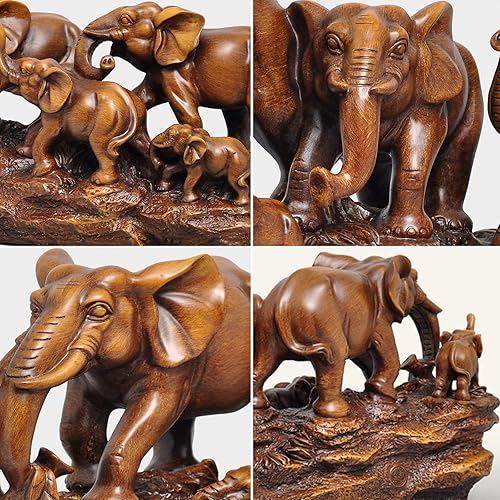 Miniatura 3 de Chinese feng shui statue sculpture Feng Shui Elephant Decoration Living Room Decorations Desktop Decoration Elephant Statue Elephant Adornment