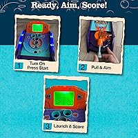 Vista 8 de Juego de Bola de Callejón — Juego de Mesa Electrónico de Rodar y Puntuar, Puntuación Automática con Luces y Sonido, Lanzador con Manija — 1-2