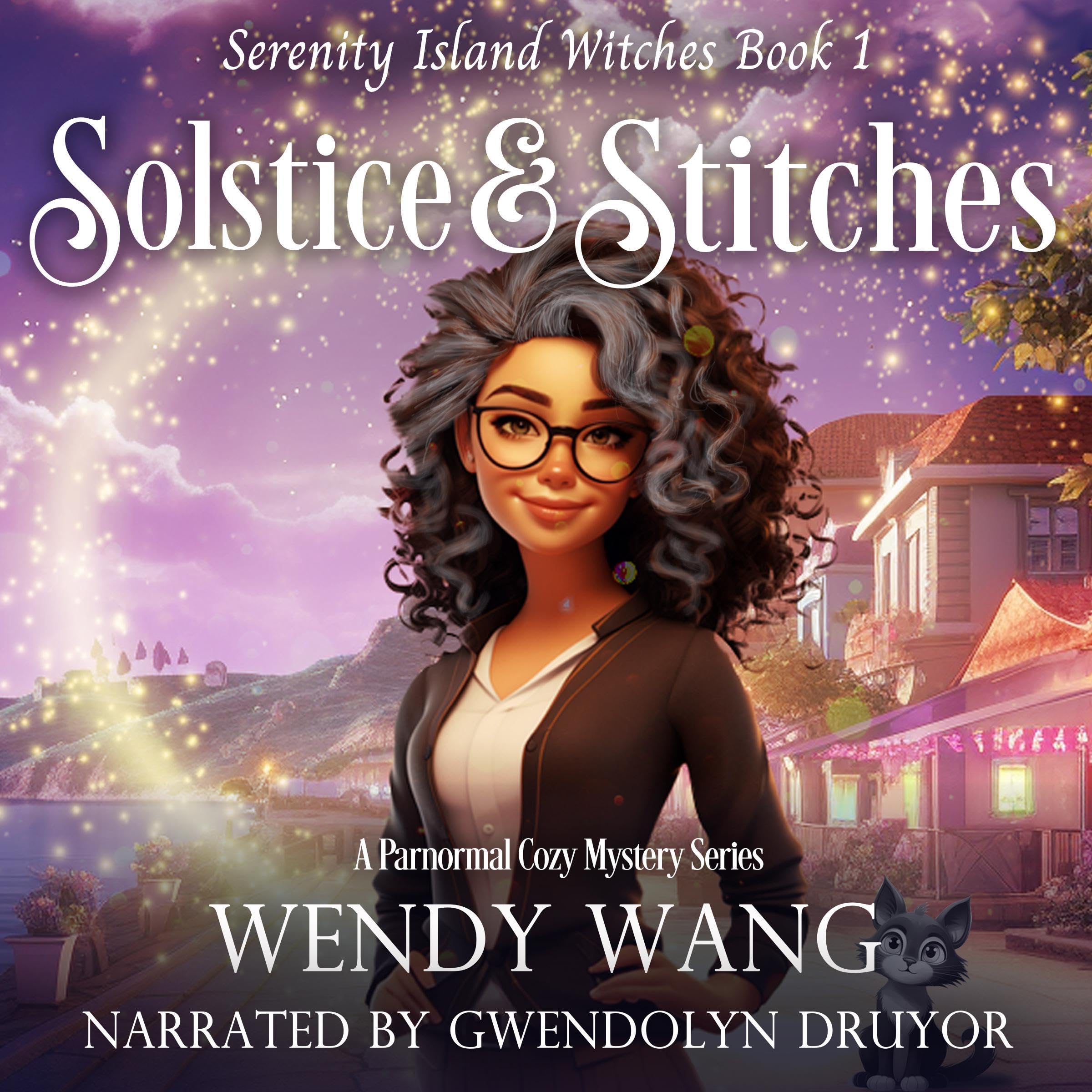 Cover art for Solstice and Stitches
