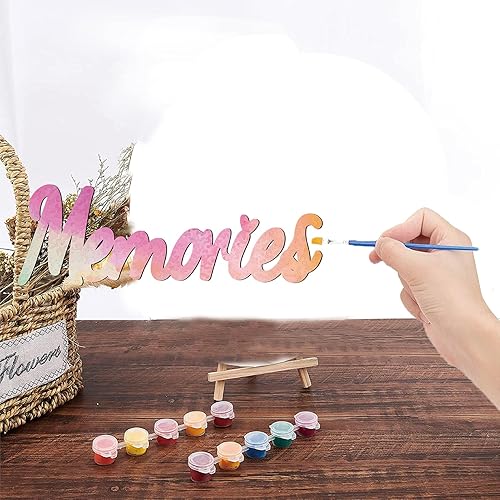 Miniatura 4 de CREATCABIN Memories - Letrero decorativo de madera para pared, diseño de tilo cortado con láser, escultura colgante decorativa para estudio de yoga,