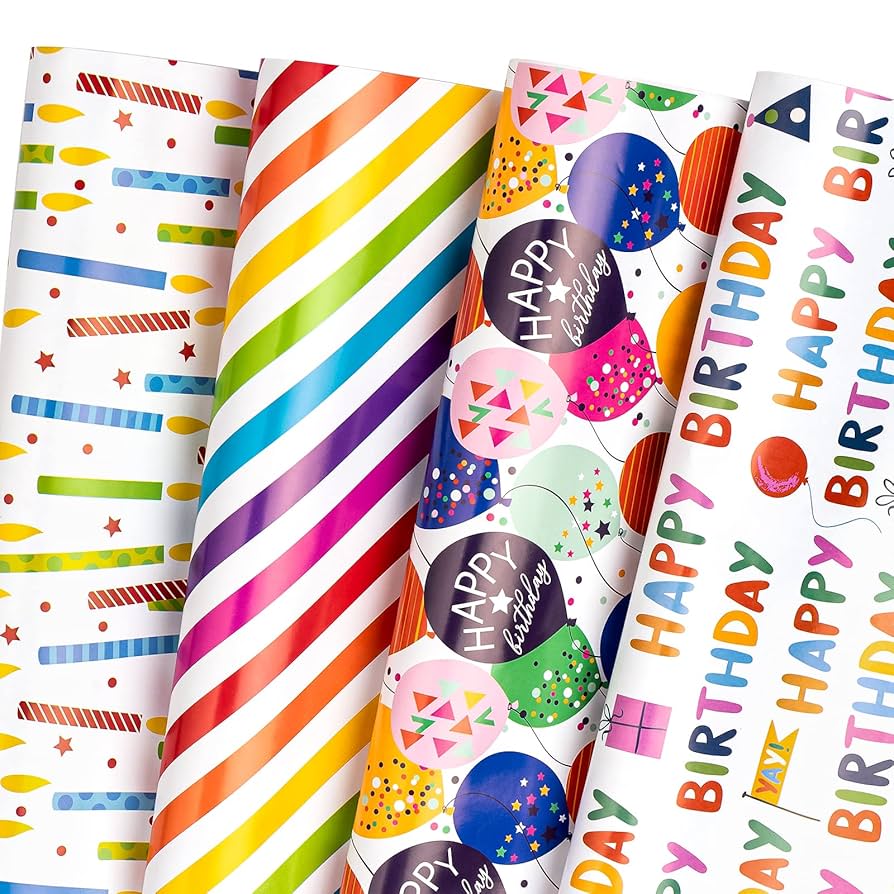 amazon-com-wrapaholic-birthday-wrapping-paper-sheet-12-sheets-folded-flat-with-12-gift-tags-for-party-baby-shower-19-7-inch-x-27-5-inch-per-sheet-health-household for Free Printable Birthday Wrapping Paper Pdf Amazon.com: WRAPAHOLIC Birthday Wrapping Paper Sheet - 12 Sheets Folded Flat with 12 Gift Tags for Party, Baby Shower - 19.7 Inch X 27.5 Inch Per Sheet : Health & Household for Free Printable Birthday Wrapping Paper Pdf
