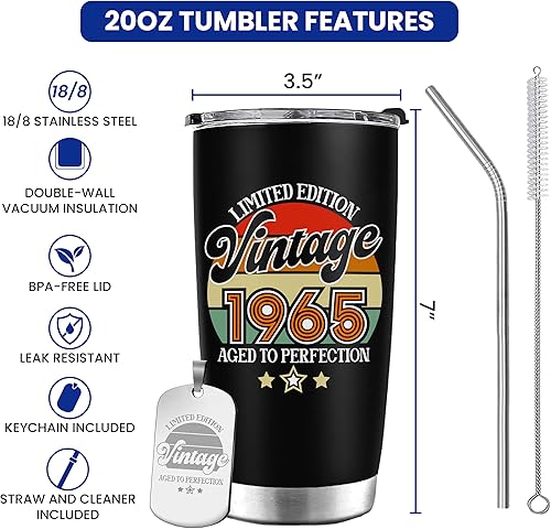 Miniatura 10 de Regalos de feliz cumpleaños 70 para mujeres, la mejor idea de regalo para mujeres de 70 años, regalos de cumpleaños de 1954 para mujeres, regalos de