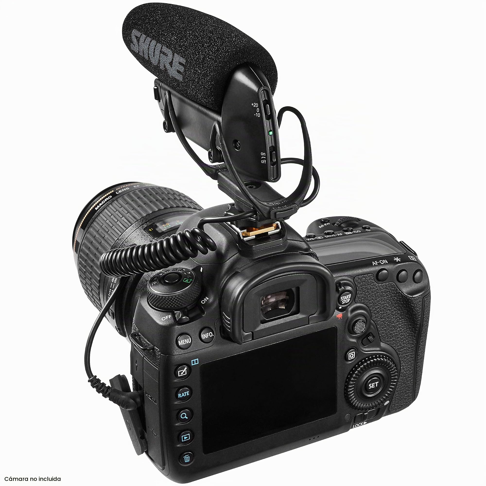 Shure VP83 - Micrófono de cañón de Condensador, para Uso con cámaras DSLR y grabadores de Audio portátil y para captar Audio detallado y de Alta definición