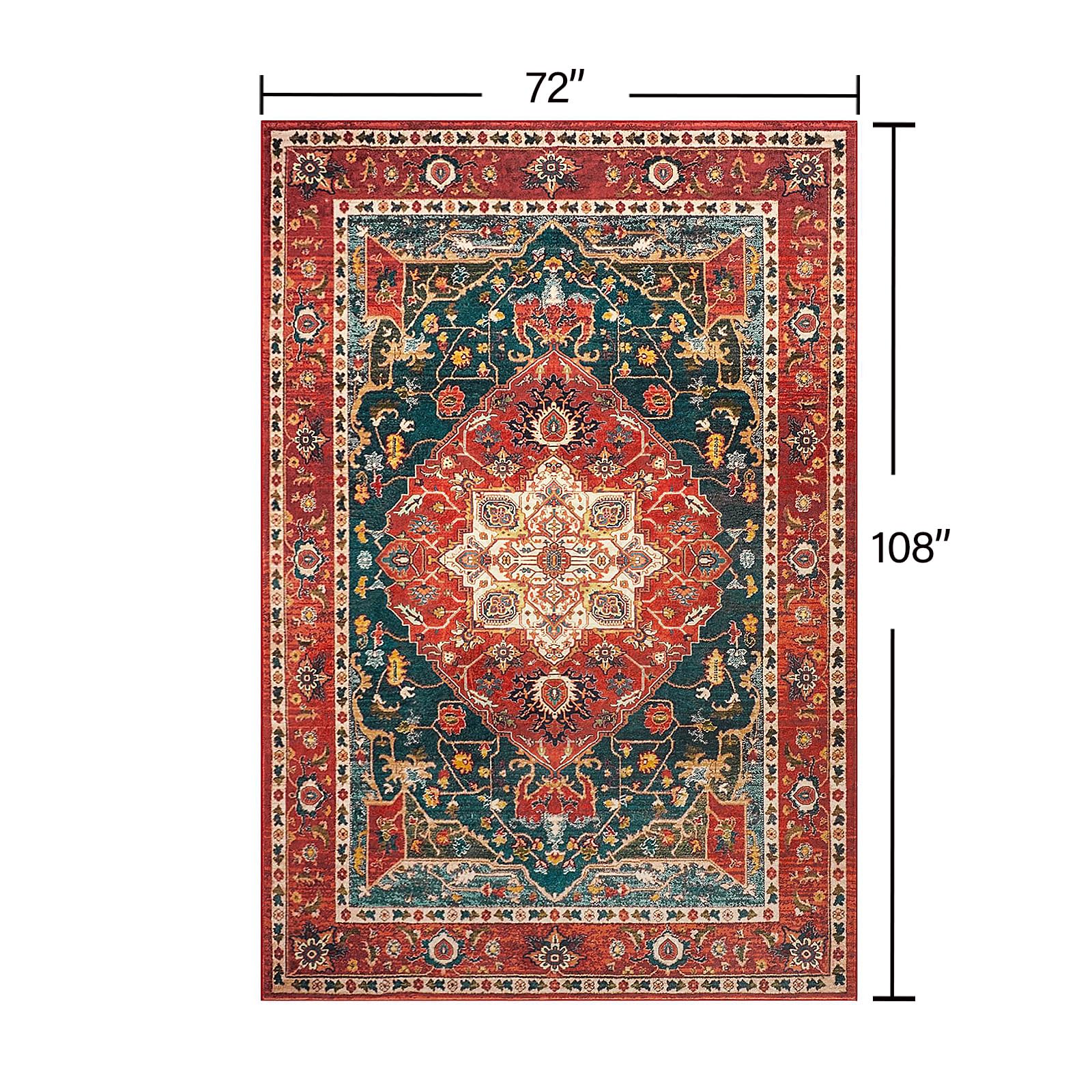 Amazon.com: YJ.GWL Area Rugs for Living Room 6x9 Machine Washable