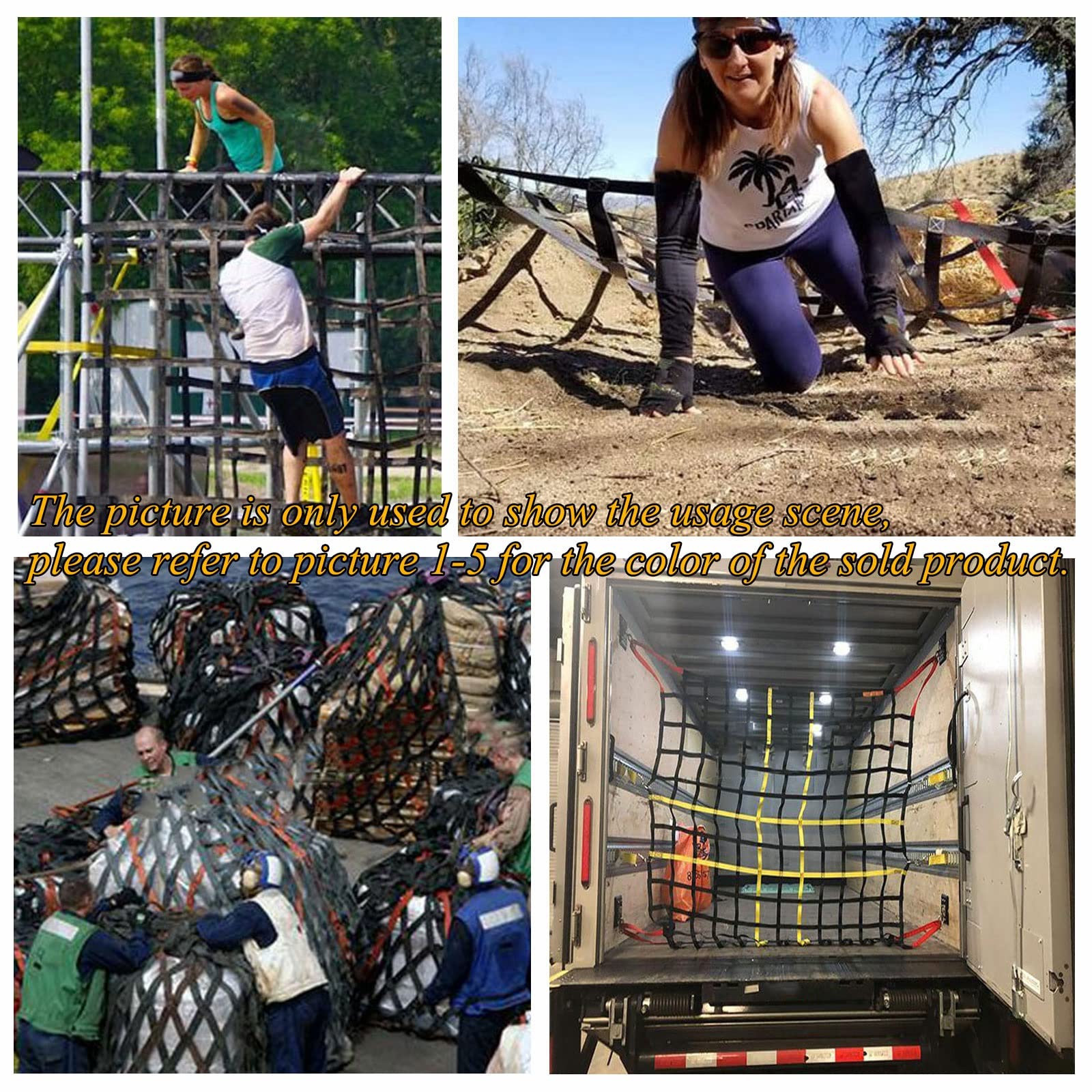 Rete da Arrampicata per Bambini - Rete di Corda 3x4 m per Parco Giochi, Allenamento di Sopravvivenza in casa sull'albero, Protezione di Sicurezza per Scale e altalene da Interno, attrezzatur